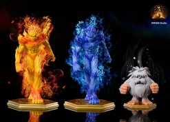Meramon, Blue Meramon & Mojyamon - Digimon Resin Statue - MIMAN Studios
