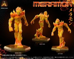 Meramon, Blue Meramon & Mojyamon - Digimon Resin Statue - MIMAN Studios