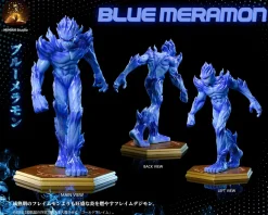 Meramon, Blue Meramon & Mojyamon - Digimon Resin Statue - MIMAN Studios