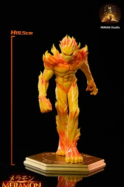 Meramon, Blue Meramon & Mojyamon - Digimon Resin Statue - MIMAN Studios