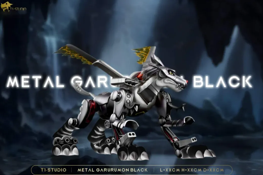 MetalGarurumon - Digimon Resin Statue - T1 Studios