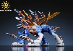 MetalGarurumon - Digimon Statue - sun Studio