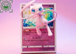 Mew Coming Out From Pokemon Card - Pokemon Resin Statue - GEISHA Studio