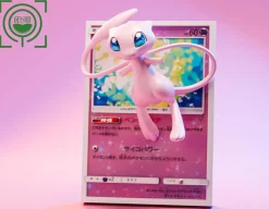 Mew Coming Out From Pokemon Card - Pokemon Resin Statue - GEISHA Studio