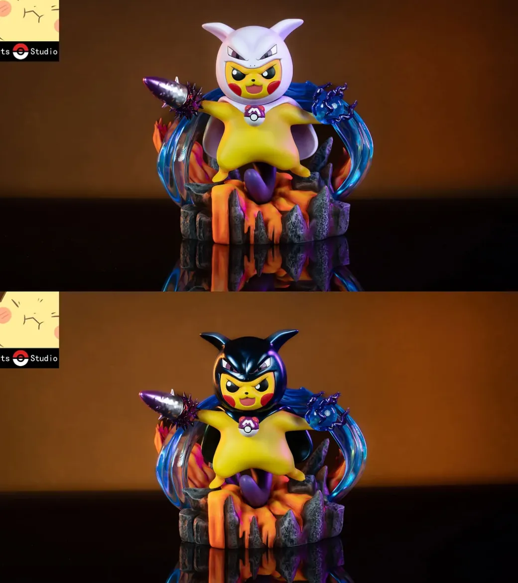 Mewtwo Cosplay Pikachu - Pokemon Resin Statue - Pets Studio