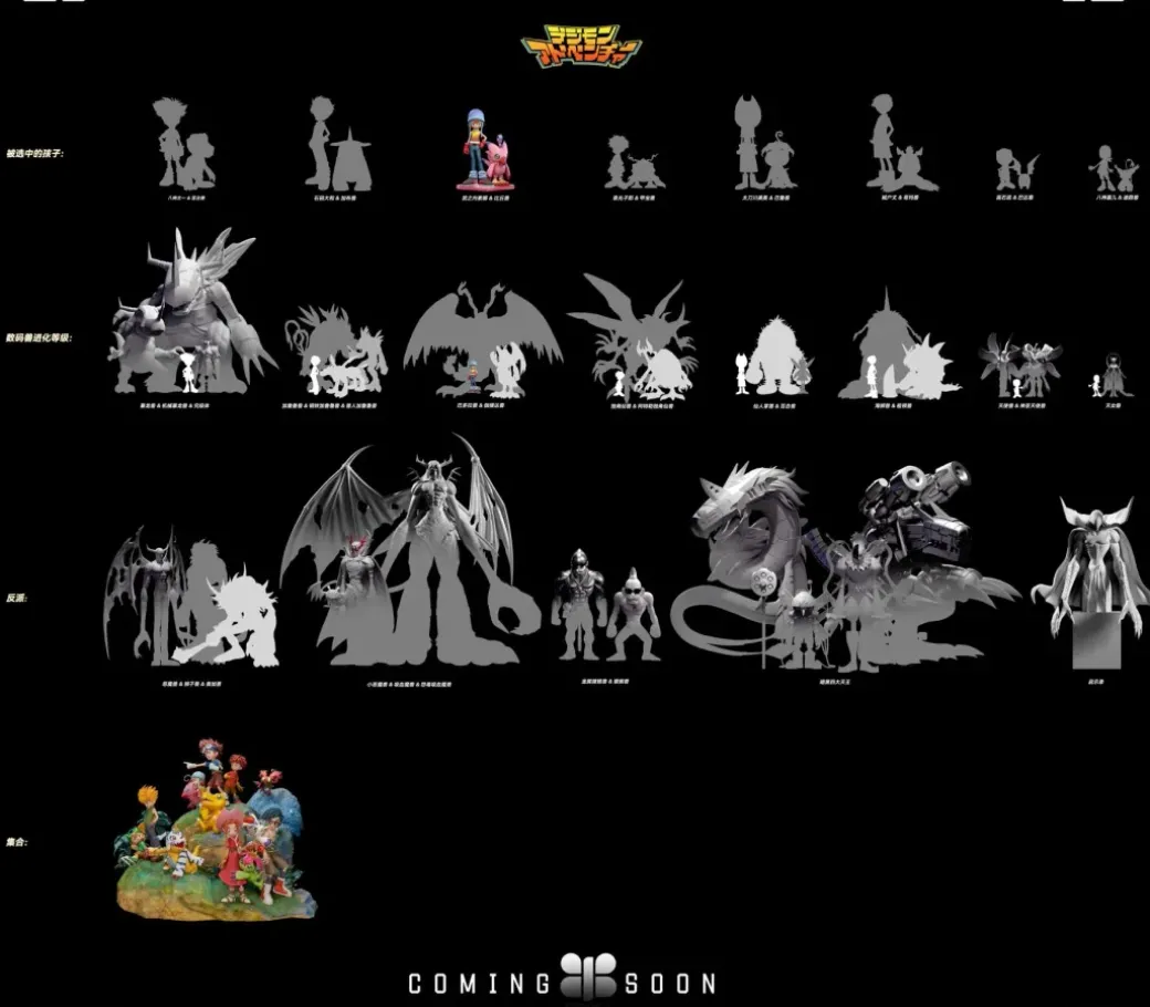 MH & 1/6 Scale Sora Takenouchi & Biyomon - Digimon Resin Statue - Butterfly Studio
