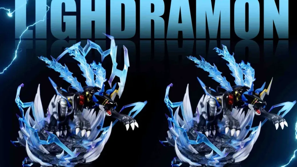 MH Scale Lighdramon - Digimon Resin Statue - Pokemon Studio