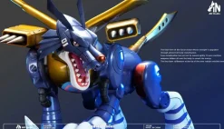 MH Scale Metal Garurumon - Digimon Statue - An-Studios