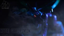 MH Scale Metal Garurumon - Digimon Statue - An-Studios
