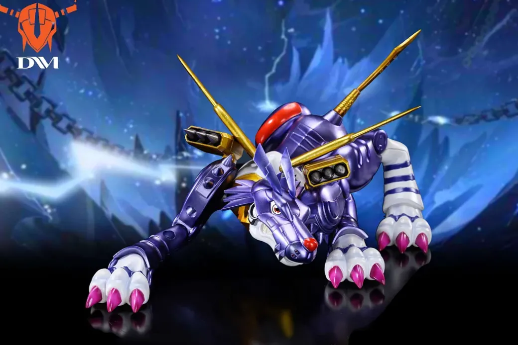 MH Scale MetalGarurumon - Digimon Resin Statue - DM Studio