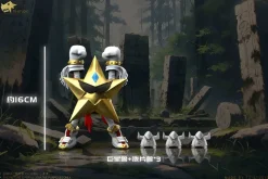 MH Scale NPC Series Starmon & Deputymon & Superstarmon - Digimon Resin Statue - T1 Studios