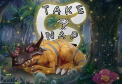 MH Scale Sleeping Greymon - Digimon Statue - Take A Nap Studio