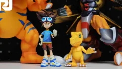 MH Scale Tai Kamiya & Agumon - Digimon Resin Statue - JinHua Studio