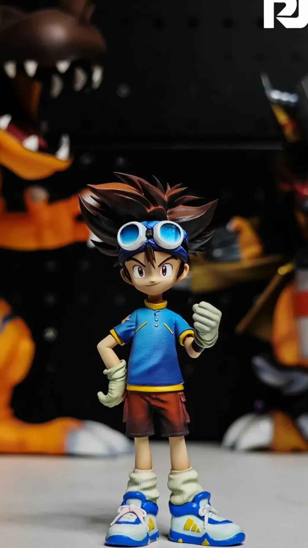 MH Scale Tai Kamiya & Agumon - Digimon Resin Statue - JinHua Studio