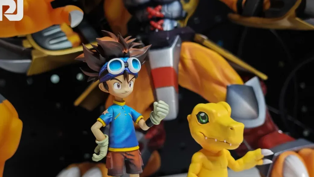 MH Scale Tai Kamiya & Agumon - Digimon Resin Statue - JinHua Studio