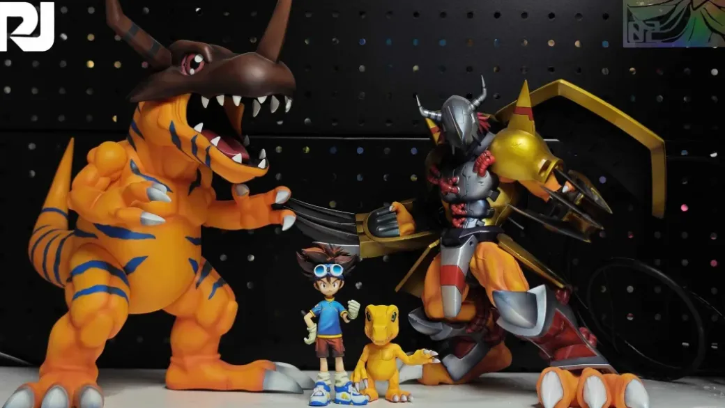 MH Scale Tai Kamiya & Agumon - Digimon Resin Statue - JinHua Studio