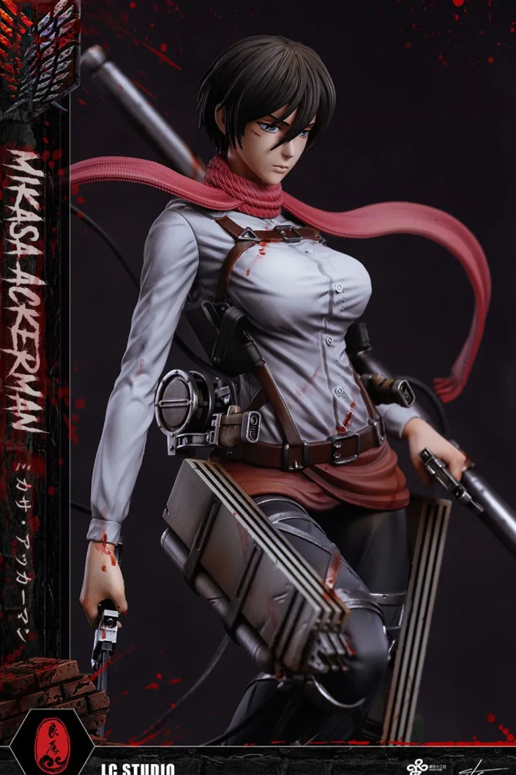 Mikasa Ackerman - Attack On Titan Resin Statue - LC-Studios