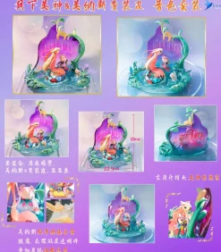 Milotic & Milotic Cosplay Pikachu - Pokemon Resin Statue - QN Studios