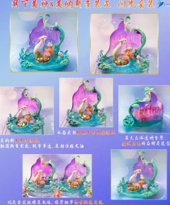 Milotic & Milotic Cosplay Pikachu - Pokemon Resin Statue - QN Studios
