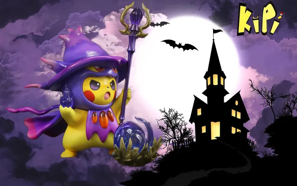 Mismagius Cosplay Pikachu - Pokemon Statue - Kipi Studio