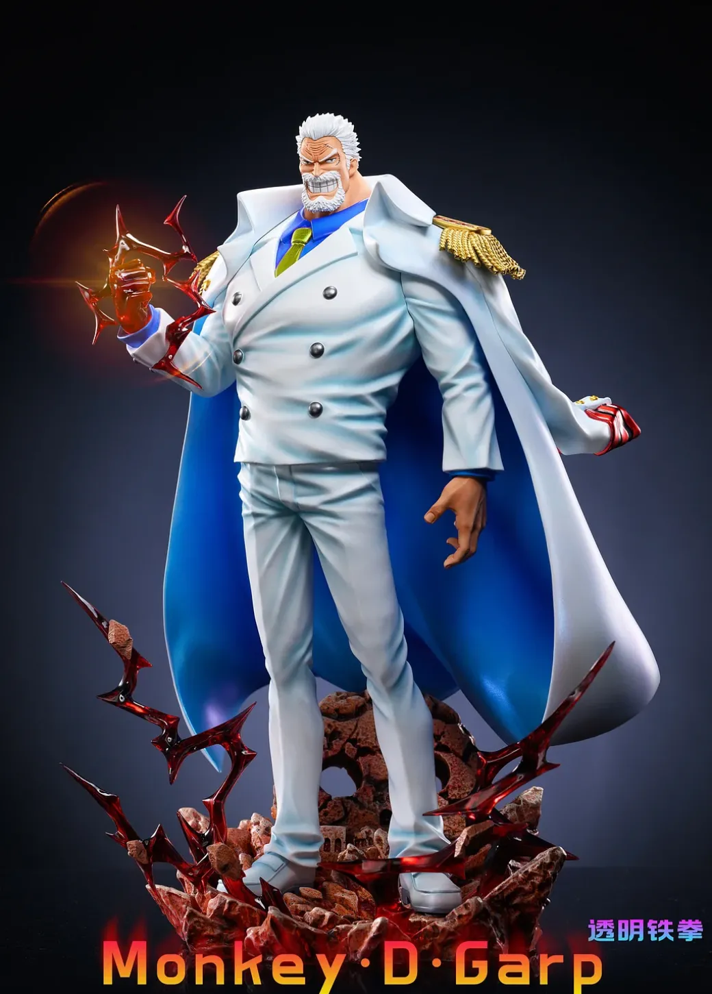 Monkey D. Garp the Fist with LED - ONE PIECE Resin Statue - LX-Studios