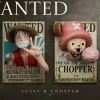 Monkey D. Luffy & Tony Tony Chopper Wanted Fridge Magnet - ONE PIECE Resin Statue - GBA Studio