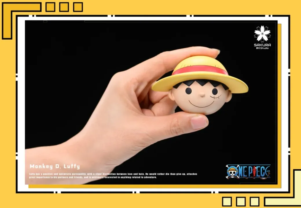 Monkey D. Luffy Fridge Magnet - ONE PIECE Resin Statue - YingHua Studio