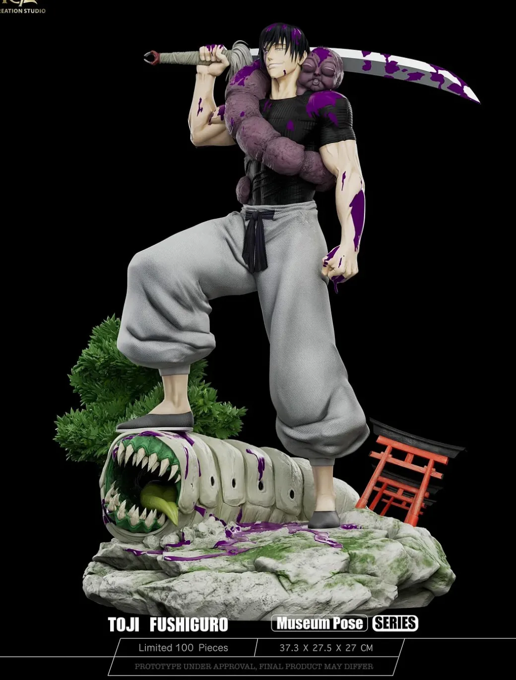 Museum Pose Series Toji Fushiguro - Jujutsu Kaisen Resin Statue - Real Creation Studio