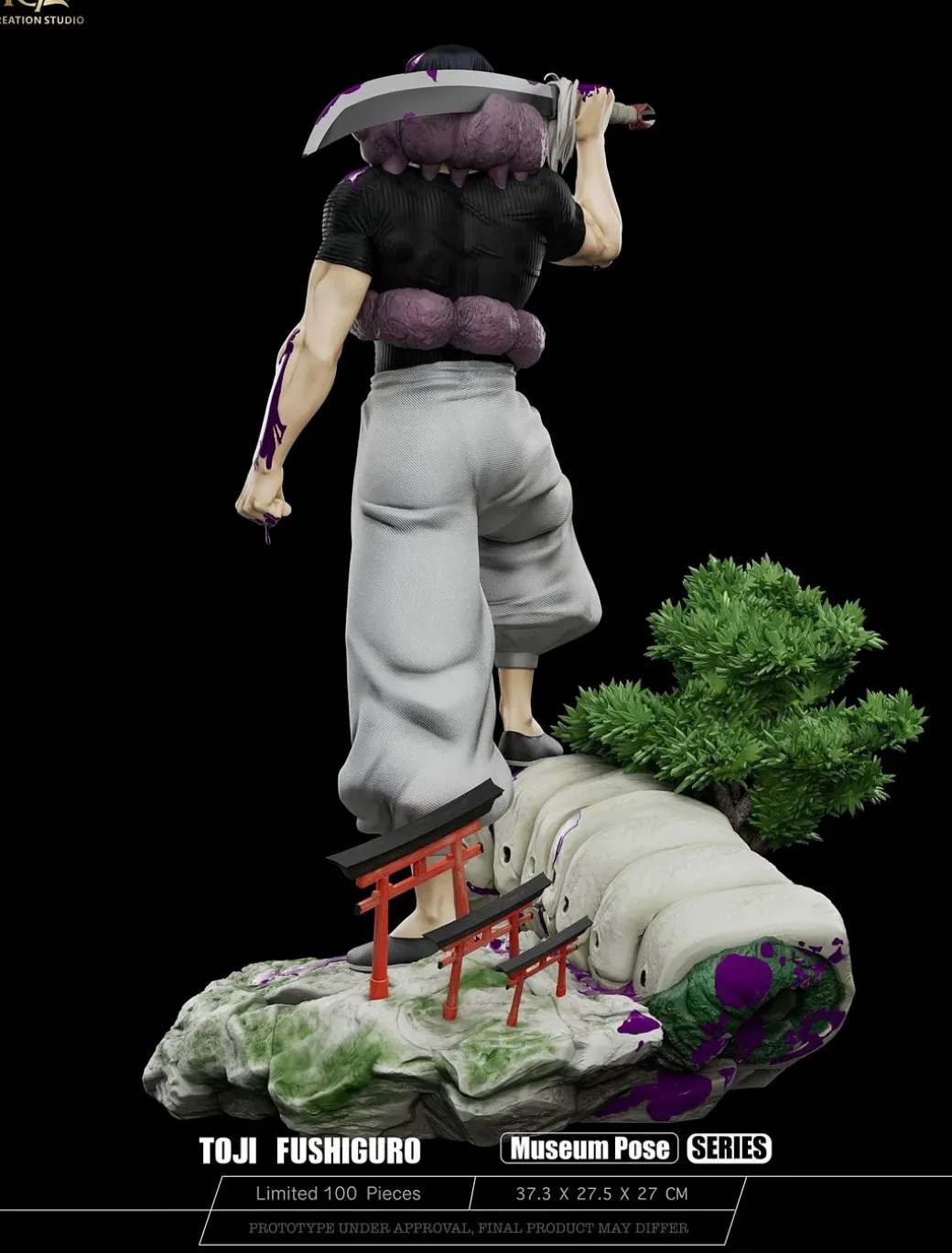 Museum Pose Series Toji Fushiguro - Jujutsu Kaisen Resin Statue - Real Creation Studio