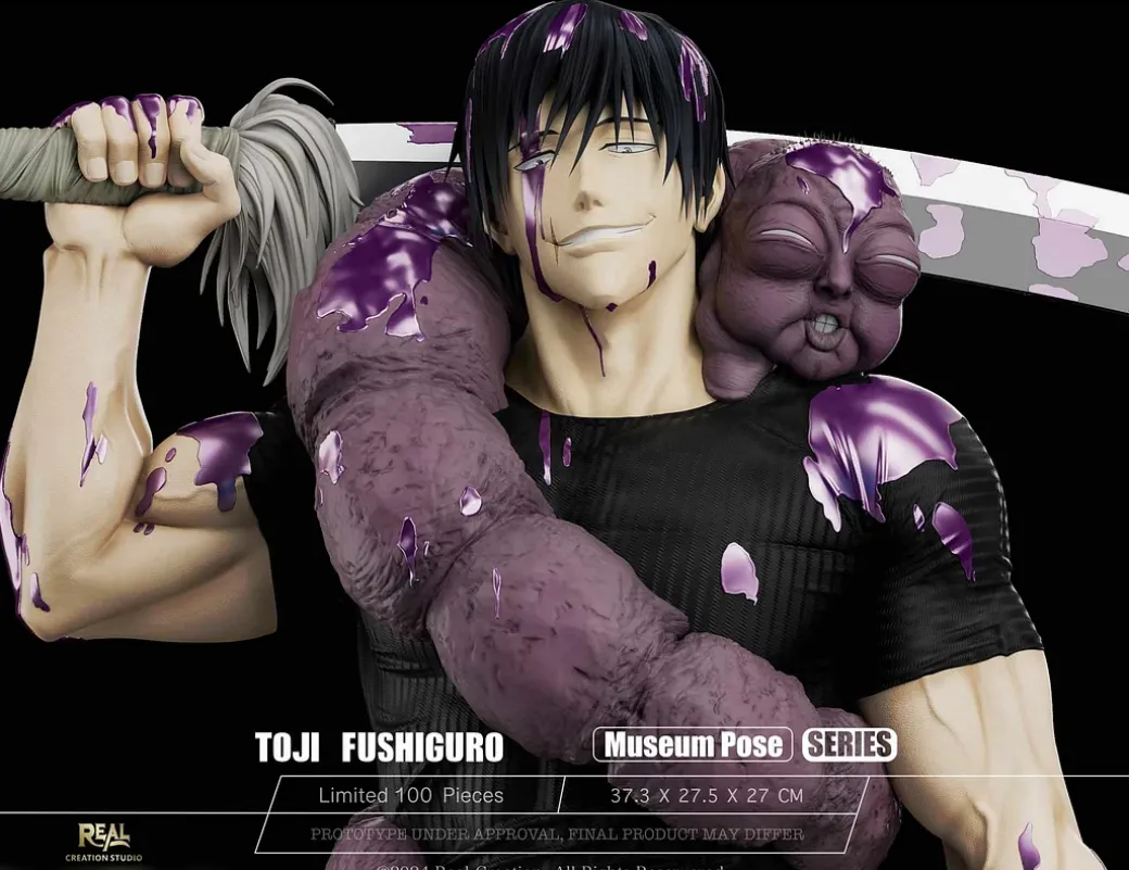 Museum Pose Series Toji Fushiguro - Jujutsu Kaisen Resin Statue - Real Creation Studio