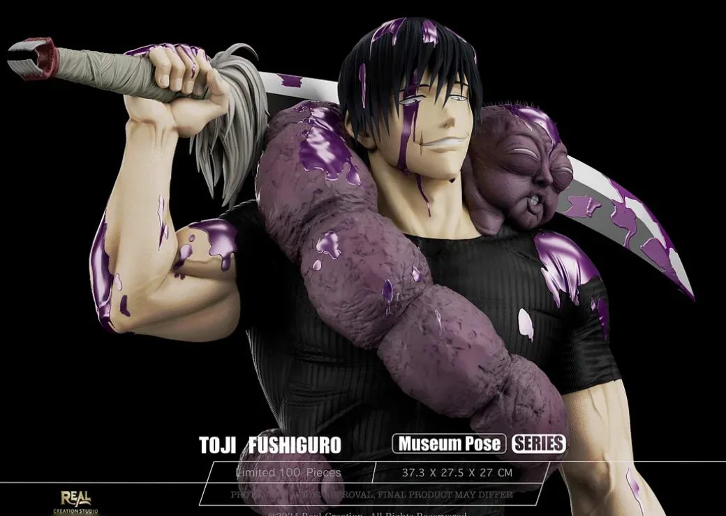 Museum Pose Series Toji Fushiguro - Jujutsu Kaisen Resin Statue - Real Creation Studio