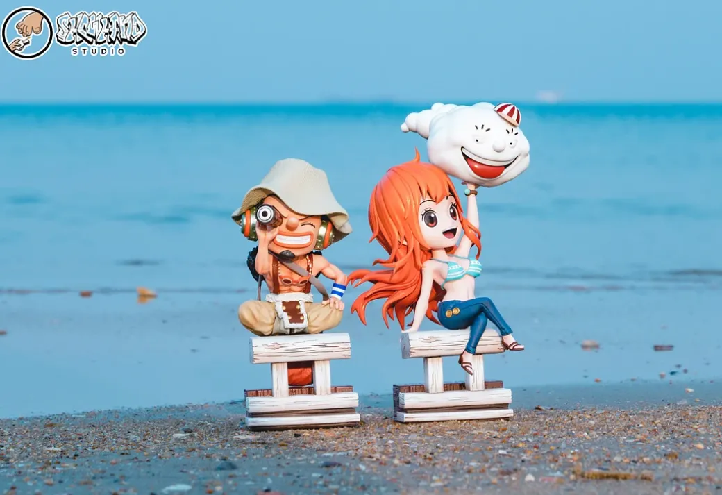 Nami & Usopp - ONE PIECE Resin Statue - ShowHand Studios
