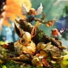 Natural Series Flareon & Cyndaquil & Dedenne & Fletchling - Pokemon Resin Statue - Moon Shadow Studios