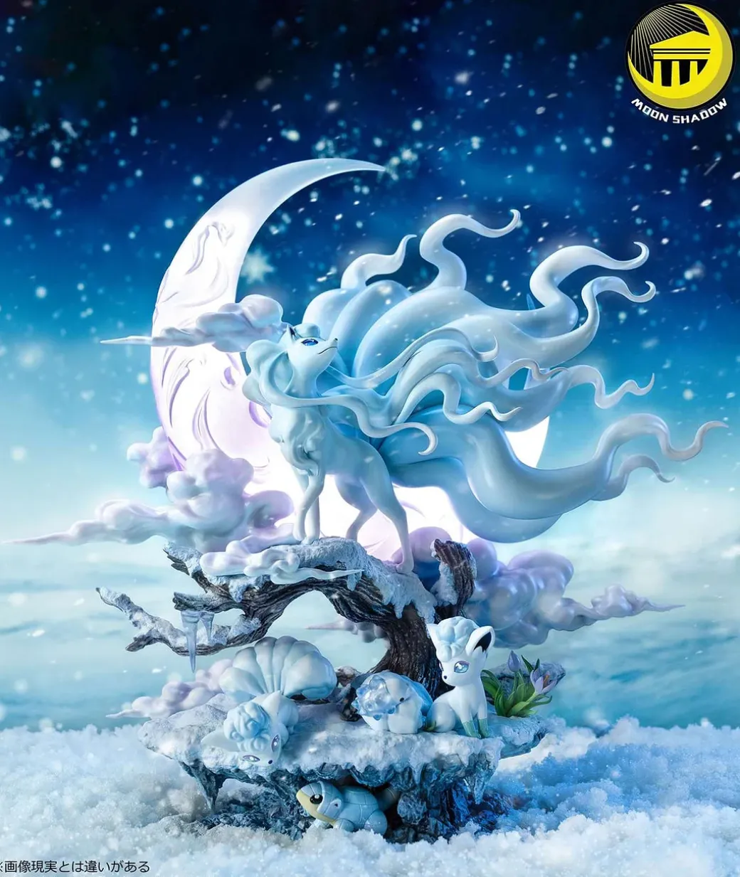 Nature Series Alola Region Ice-type Family with LED - Pokemon Resin Statue - Moon Shadow Studios