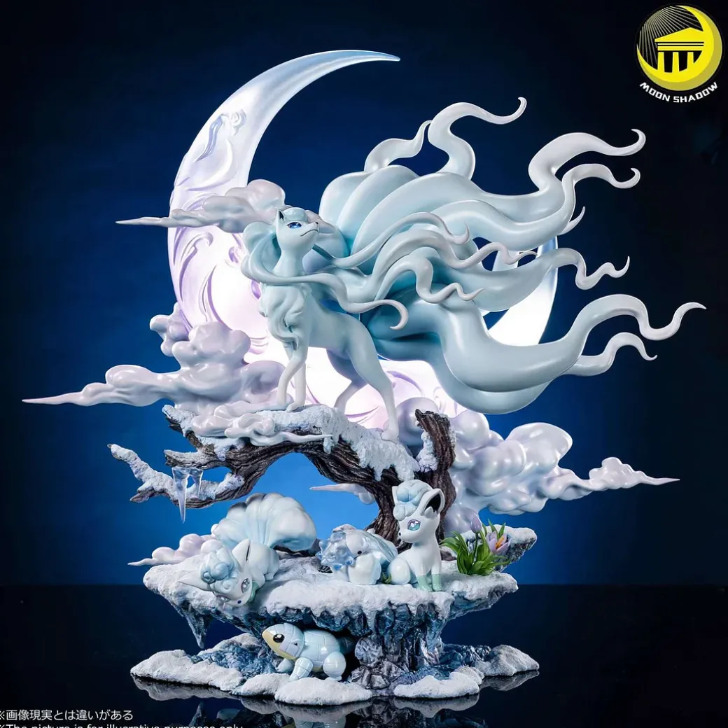 Nature Series Alola Region Ice-type Family with LED - Pokemon Resin Statue - Moon Shadow Studios