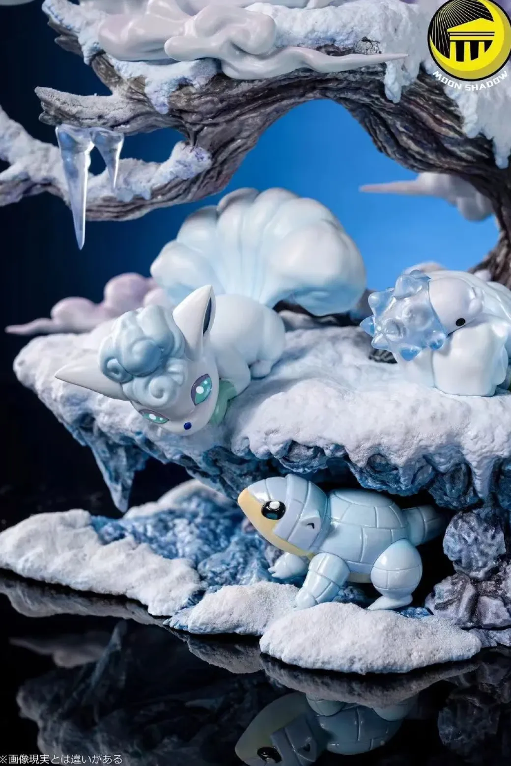 Nature Series Alola Region Ice-type Family with LED - Pokemon Resin Statue - Moon Shadow Studios