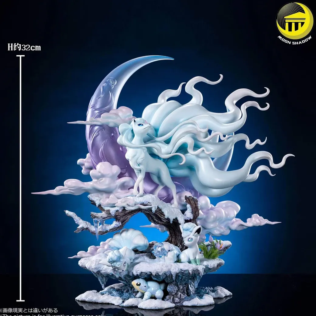 Nature Series Alola Region Ice-type Family with LED - Pokemon Resin Statue - Moon Shadow Studios