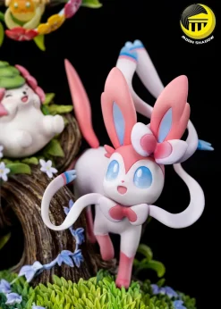 Nature Series Grass-type Family - Pokemon Resin Statue - Moon Shadow Studios