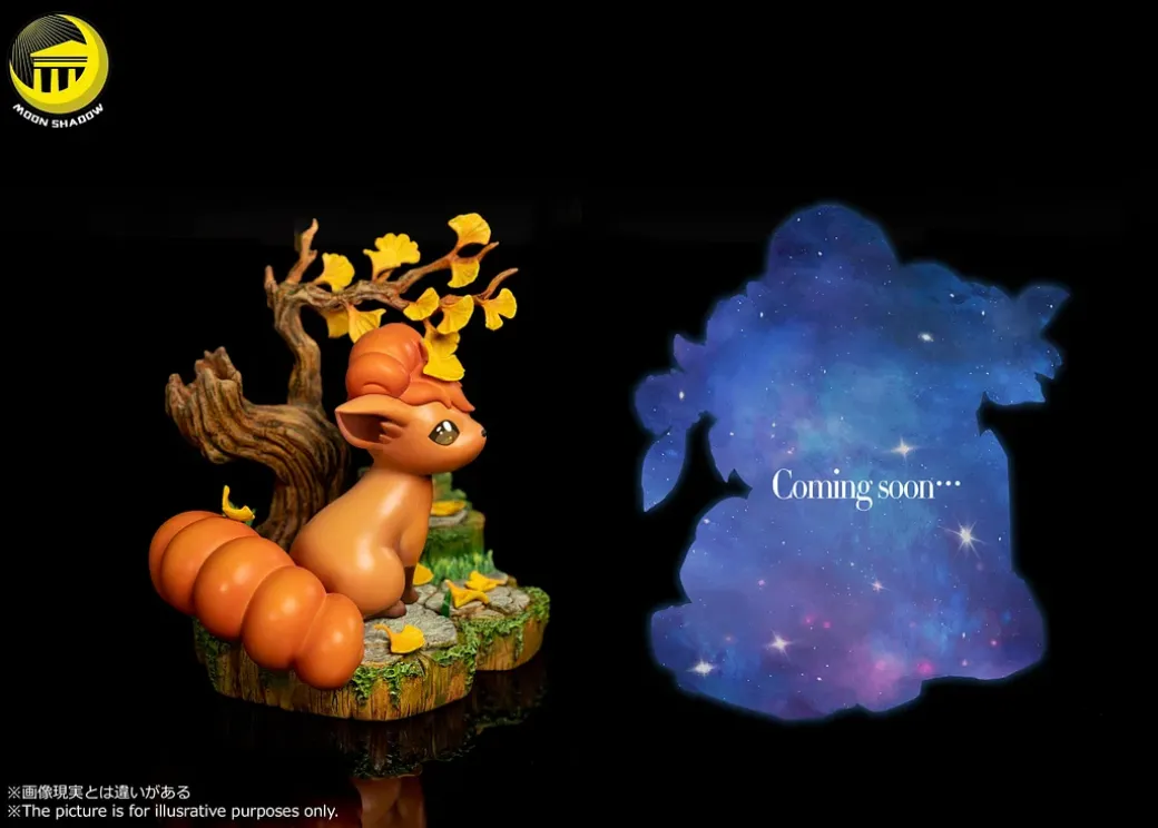 Nature Series Vulpix - Pokemon Resin Statue - Moon Shadow Studios
