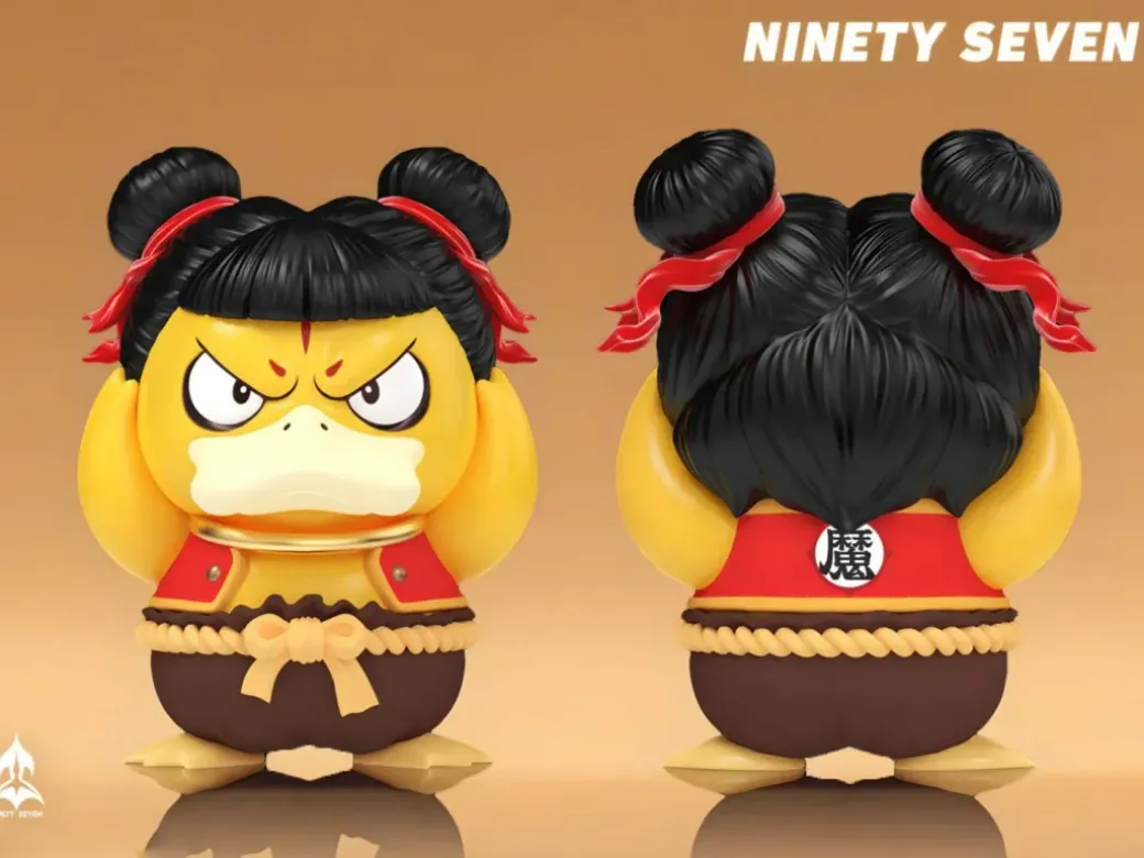 Ne Zha Cosplay Psyduck - Ne Zha Pokemon Resin Statue - NINETY SEVEN Studio