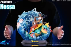 Nessa & Water-Type Pokemon - Pokemon Statue - Arctic Circle Studio