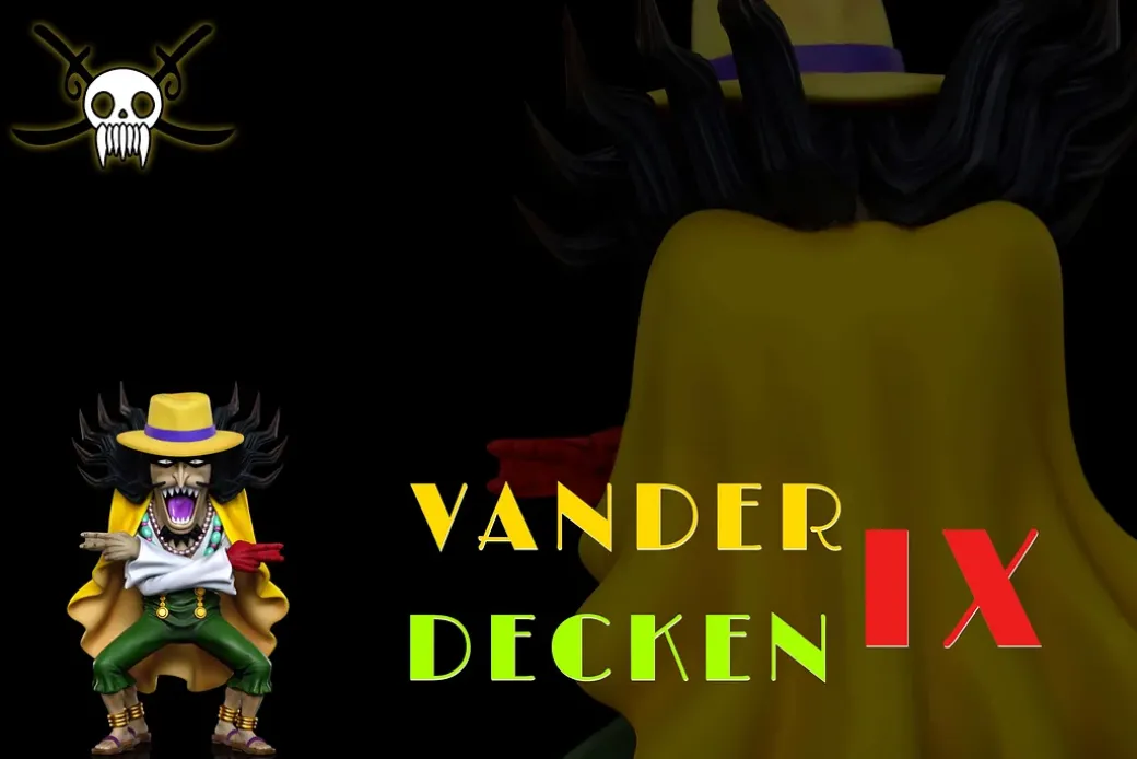 New Fish-Man Pirates Series Vander Decken IX - ONE PIECE Resin Statue - A Plus Studios