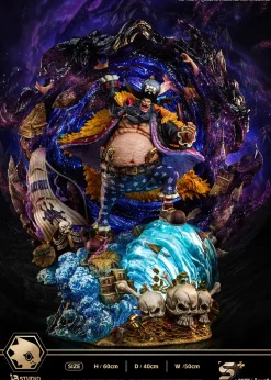 New Four Emperors Blackbeard Marshall D. Teach with LED - ONE PIECE Resin Statue - LB-Studio