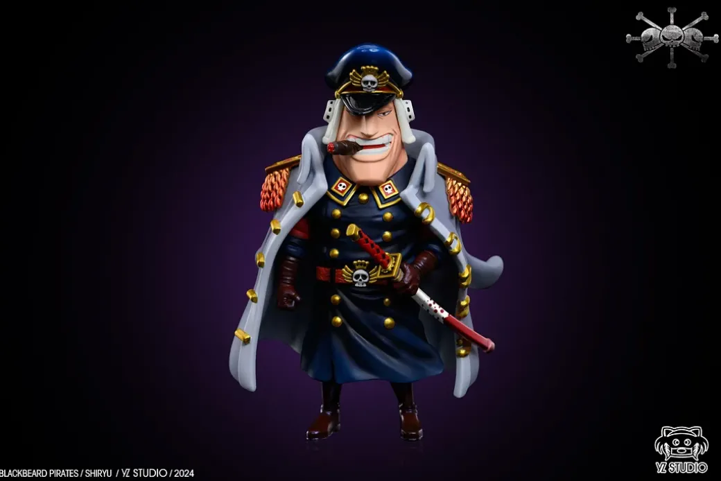 New World Blackbeard Pirates Series 007 Shiryu of the Rain - ONE PIECE Statue - YZ Studios
