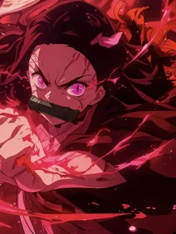 Nezuko Kamado Decorative Painting - Demon Slayer: Kimetsu No Yaiba - Xingkong Studio