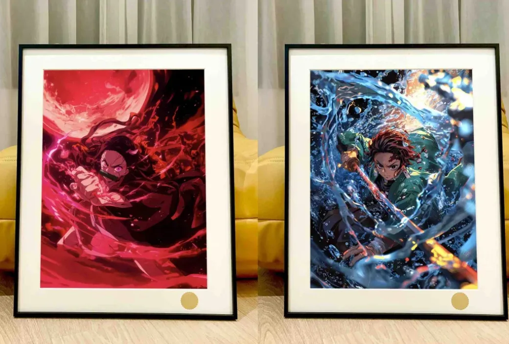 Nezuko Kamado Decorative Painting - Demon Slayer: Kimetsu No Yaiba - Xingkong Studio