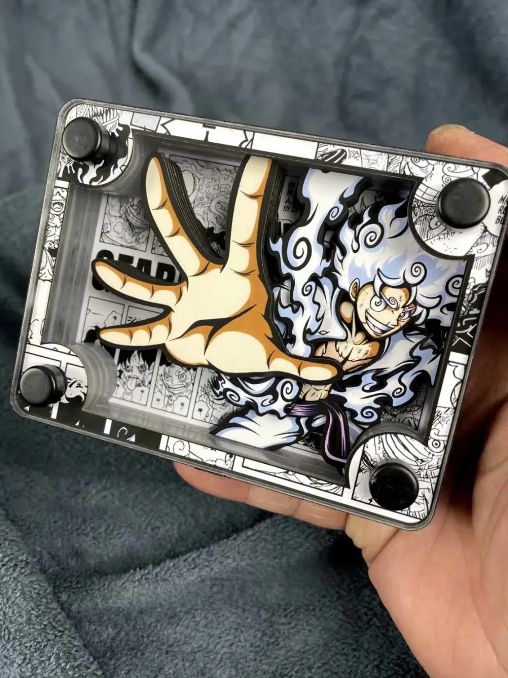 Nika Monkey D. Luffy Card Stand Display - ONE PIECE - momo Studio