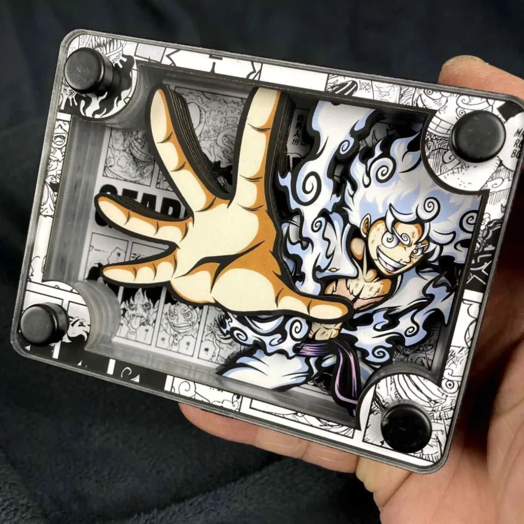 Nika Monkey D. Luffy Card Stand Display - ONE PIECE - momo Studio