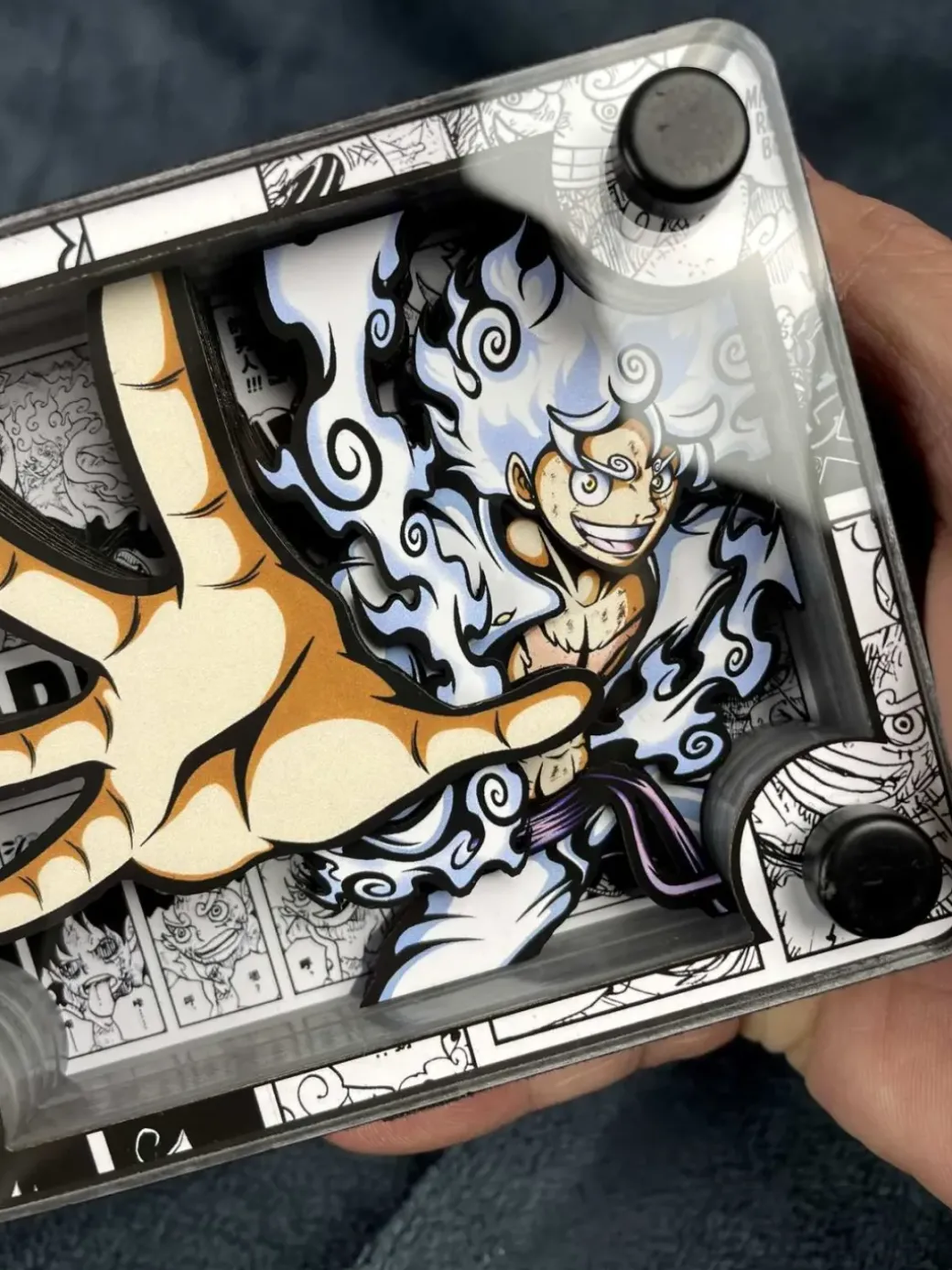 Nika Monkey D. Luffy Card Stand Display - ONE PIECE - momo Studio