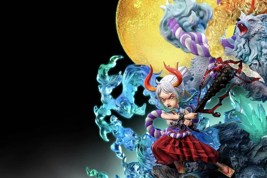 Normal Yamato & Large-Mouthed True God/ Ōkuchi-no-Magami Form Yamato - ONE PIECE Resin Statue - G5 Studios